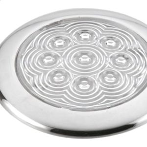 Lampa sufitowa ze stali nierdzewnej 132mm / 12V