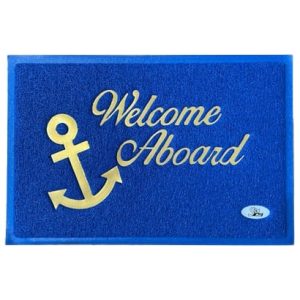 Wycieraczka z napisem 'Welcome Aboard"