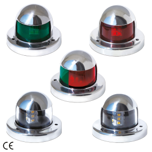 Lampy nawigacyjne LED ze stali nierdzewnej